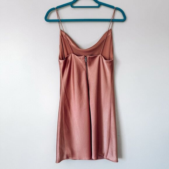 Alice + Olivia Pink Mini Slip Dress Size 4 - Picture 7 of 7